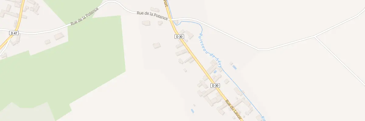 Plan du 6 Rue du Lavoir à Fournaudin