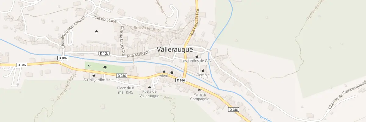 Plan du 6 Rue du Château à Val-d’Aigoual