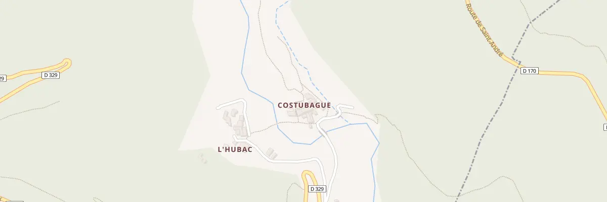 Plan du 5438 Costubague à Mandagout