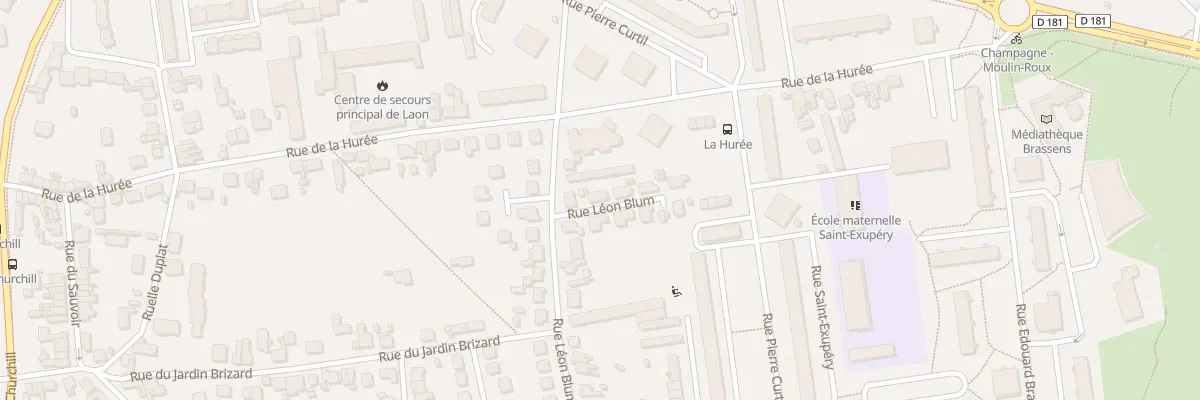 Plan du 49 Rue Léon Blum à Laon