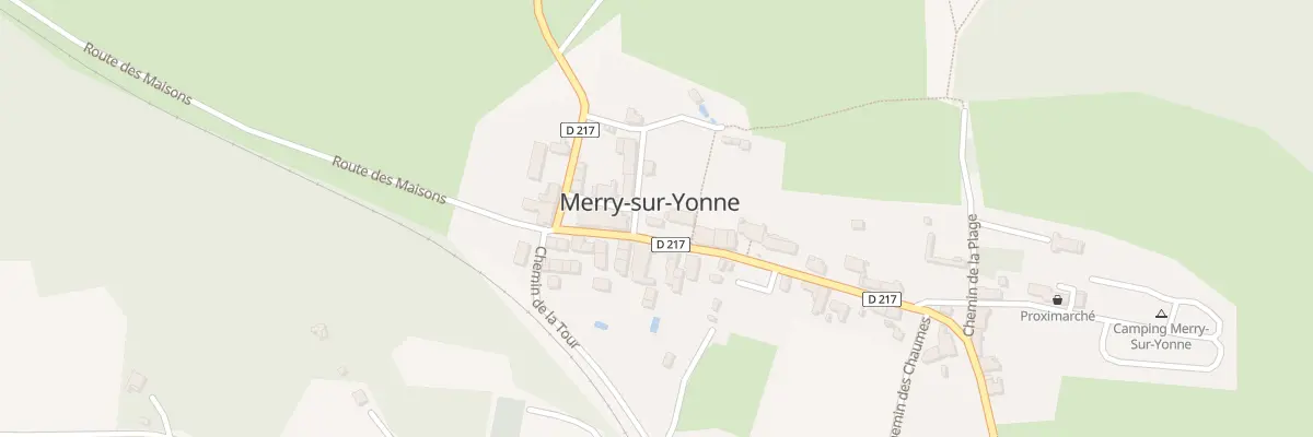 Plan du 9 Rte de Compostelle à Merry-sur-Yonne