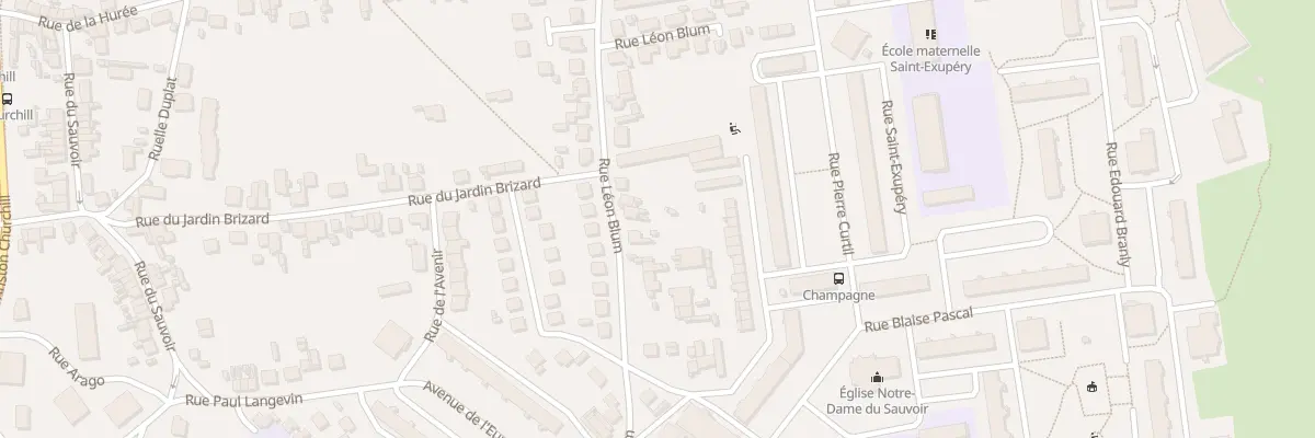 Plan du 83 Rue Léon Blum à Laon