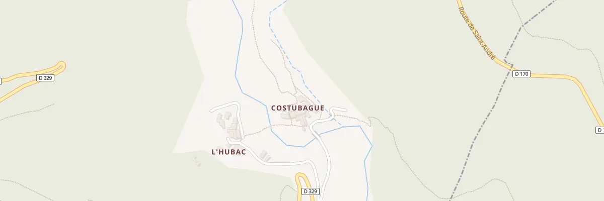 Plan du 5423 Costubague à Mandagout