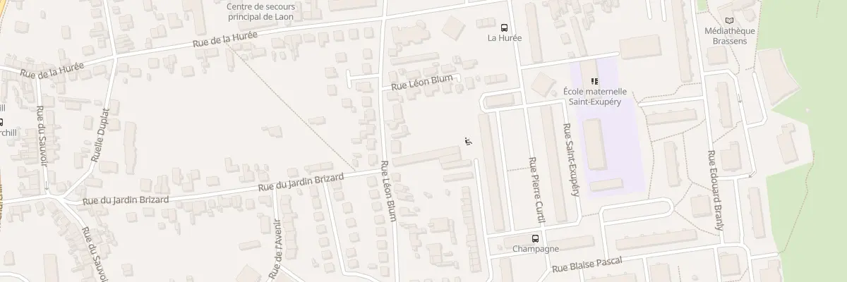 Plan du 71 Rue Léon Blum à Laon