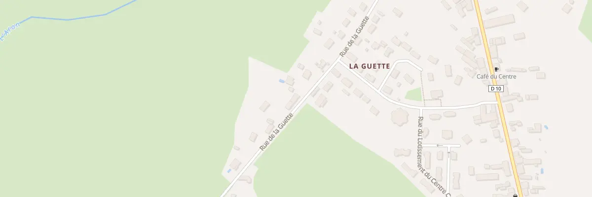 Plan du 30 Rue de la Guette à Cercy-la-Tour