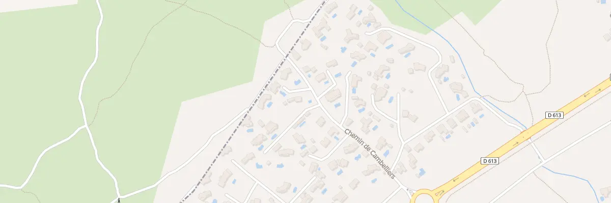 Plan du 140 Che de Cambelliers à Bouzigues