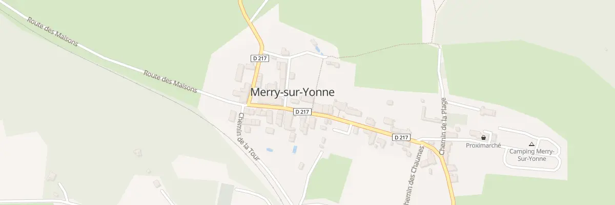 Plan du 11 Rte de Compostelle à Merry-sur-Yonne