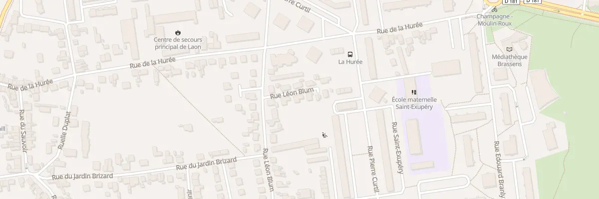 Plan du 61 Rue Léon Blum à Laon