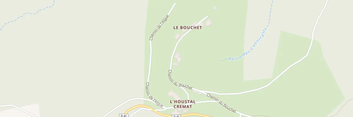 Plan du 5050 Village du Bouchet à Chadenet