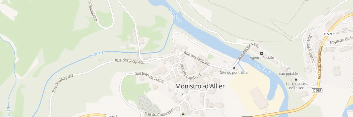 Plan du 5020 Le Bourg à Monistrol-d’Allier