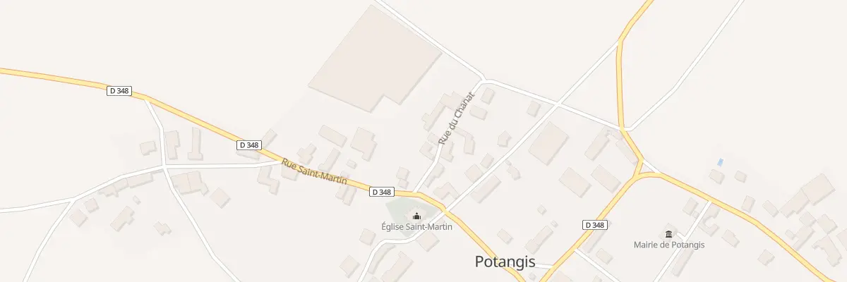 Plan du 3 Rue du Chanat à Potangis