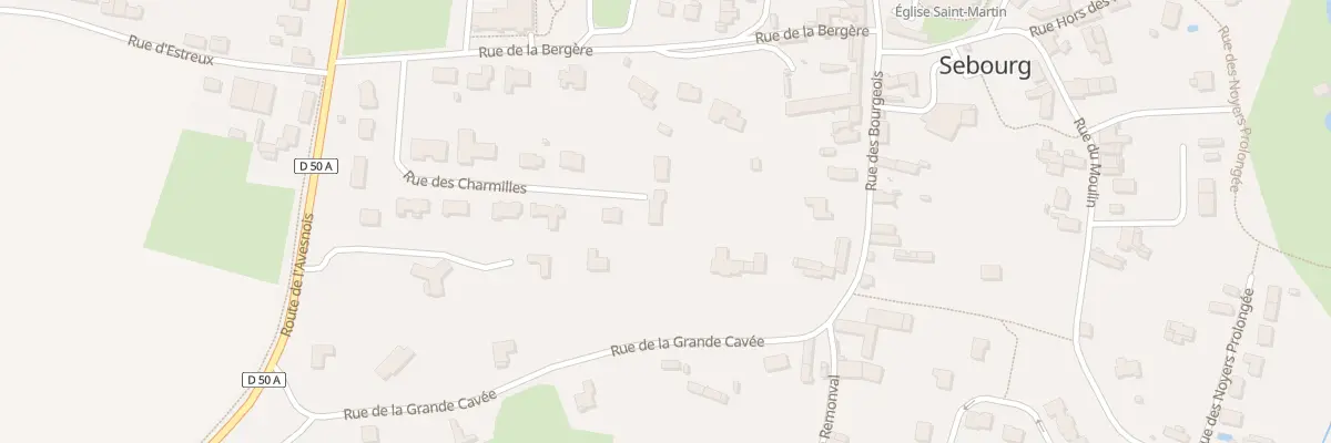 Plan du 10 Rue des Charmilles à Sebourg