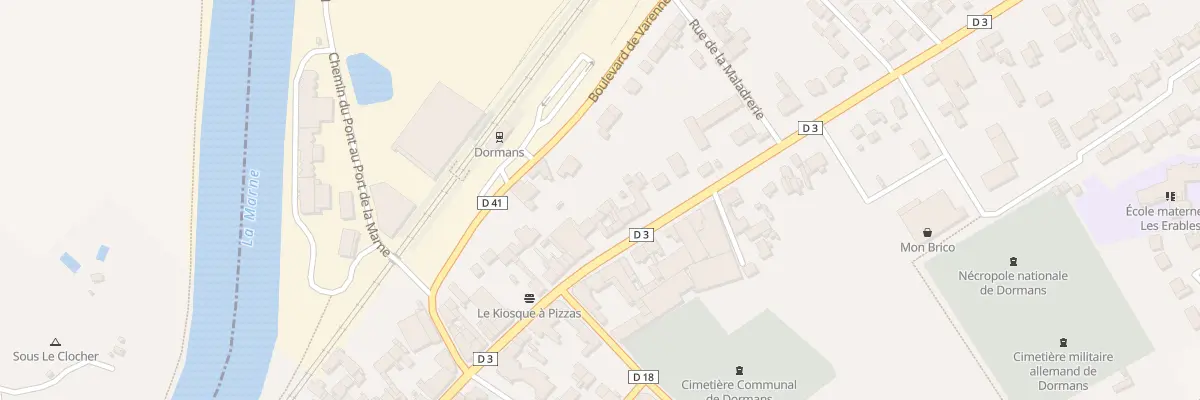 Plan du 9 Rue du Docteur Moret à Dormans