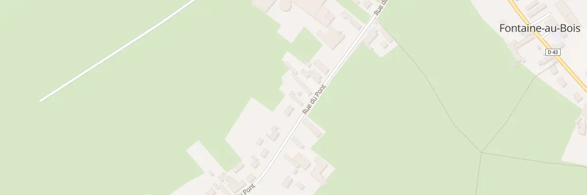 Plan du 35 Rue du Pont à Fontaine-au-Bois