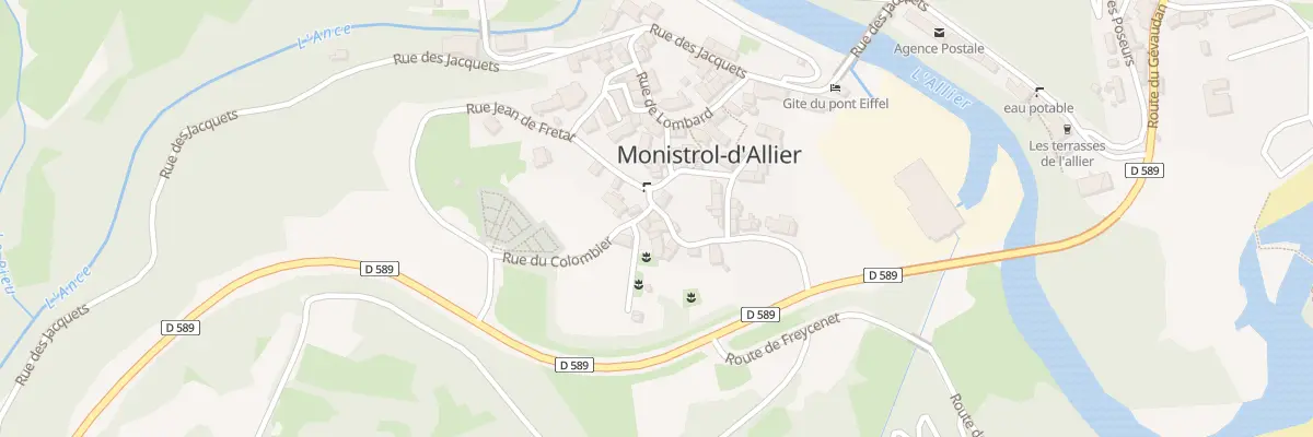 Plan du 5247 Le Bourg à Monistrol-d’Allier