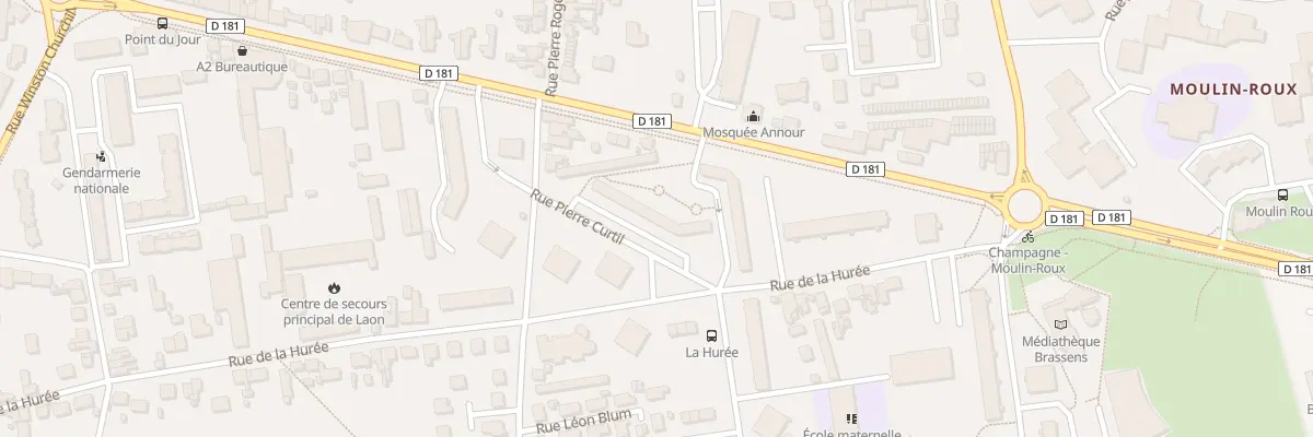 Plan du 15 Rue Pierre Chavialle à Laon