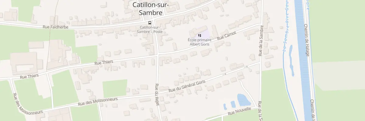 Plan du 10 Rue Carnot à Catillon-sur-Sambre