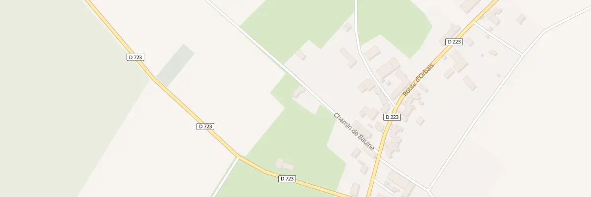 Plan du 1 Chem de Baulne à Margny