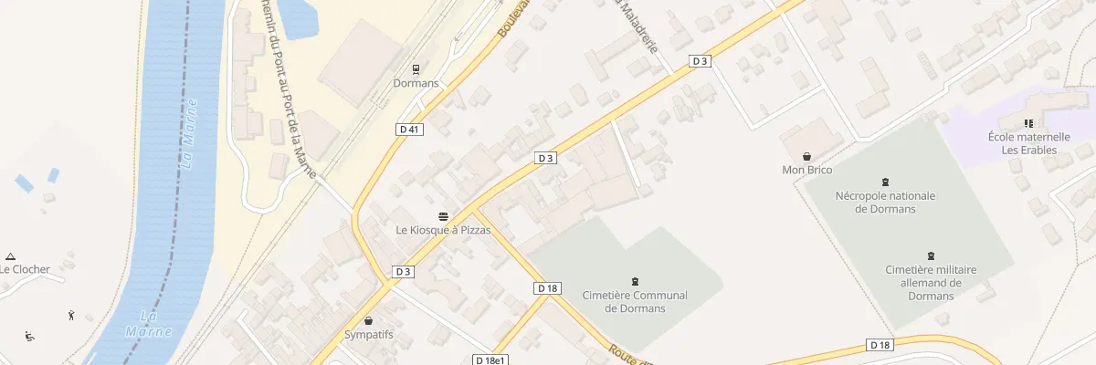 Plan du 8 Rue du Docteur Moret à Dormans