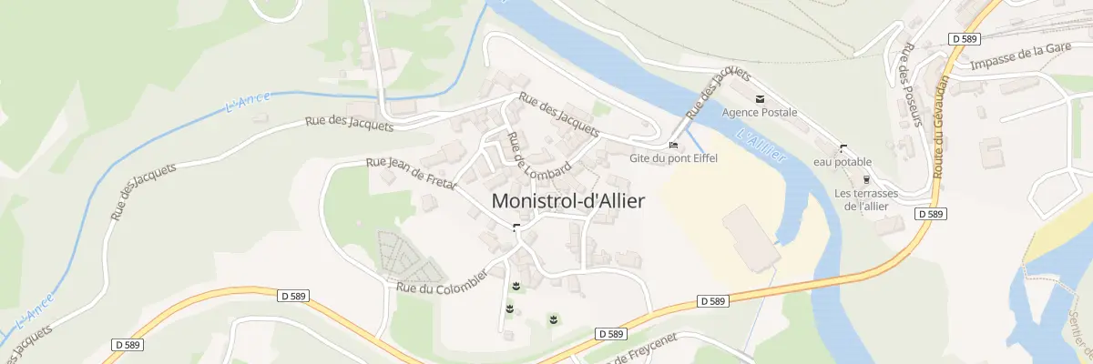 Plan du 55 Le Bourg à Monistrol-d’Allier