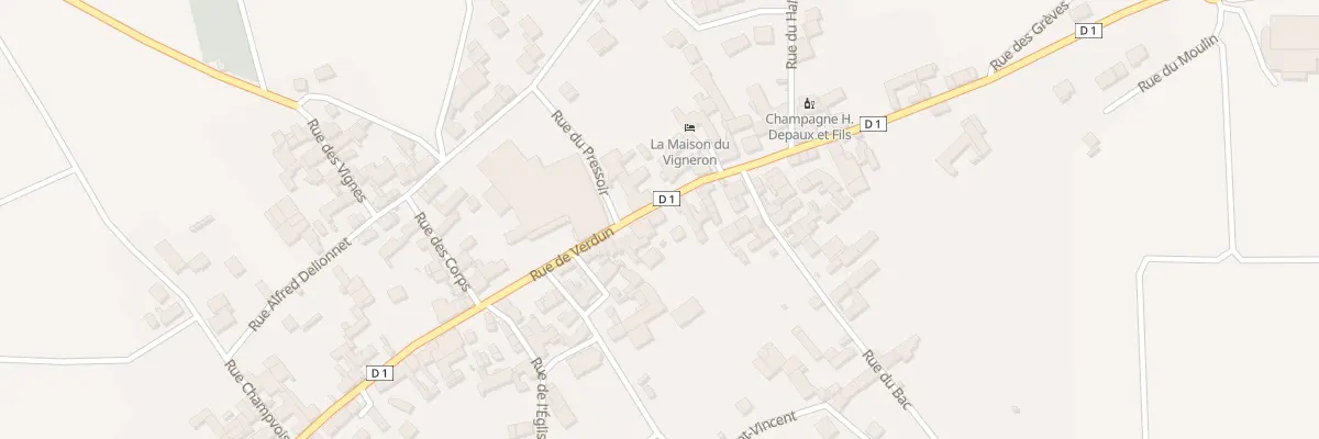 Plan du 18 Rue de Verdun à Vincelles