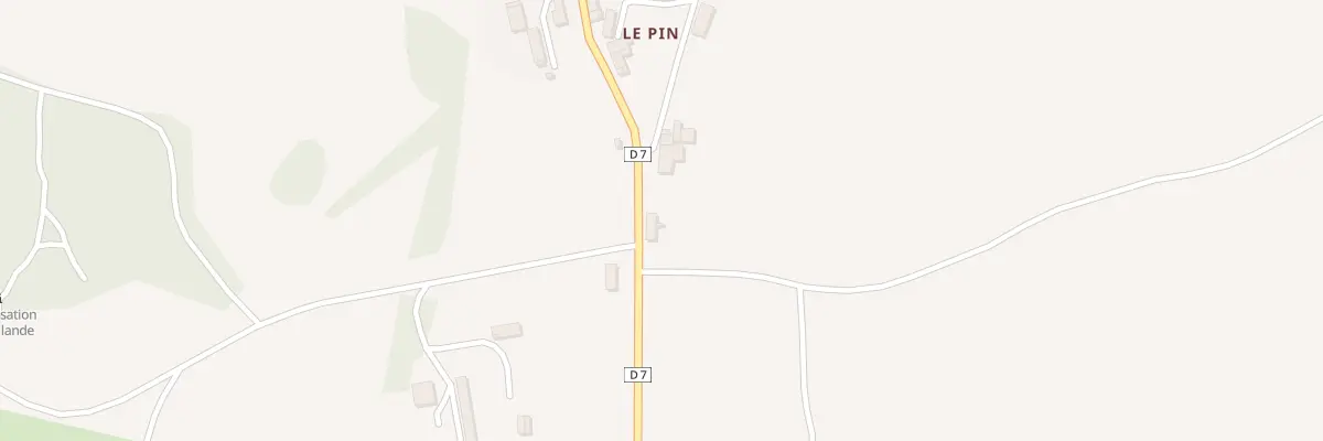 Plan du 5045 Le Pin à Nizerolles