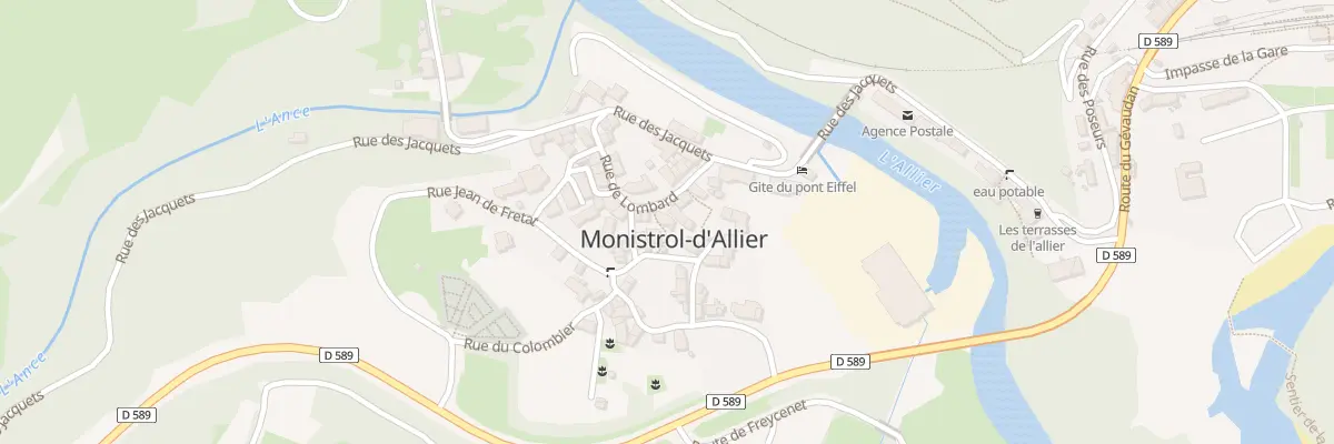 Plan du 5056 Le Bourg à Monistrol-d’Allier