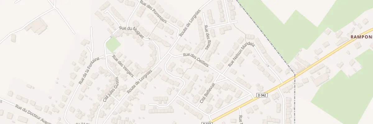 Plan du 3 Rue des Oeillets au Quesnoy