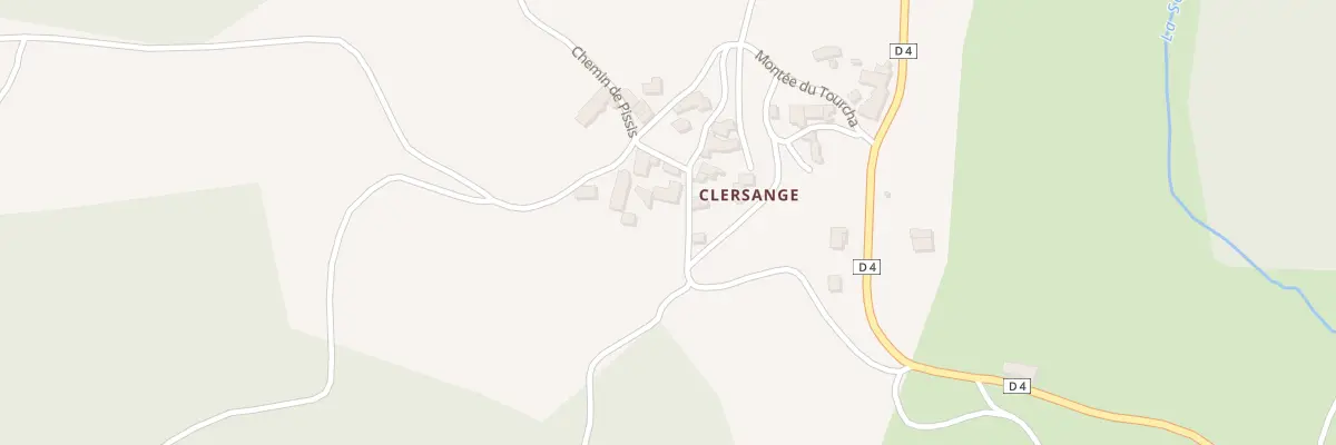 Plan du 39 Clersanges à Saint-Pal-de-Senouire