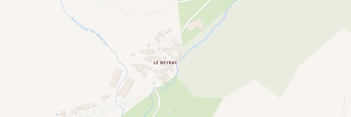 Plan du 5142 Le Beyrac à Allenc