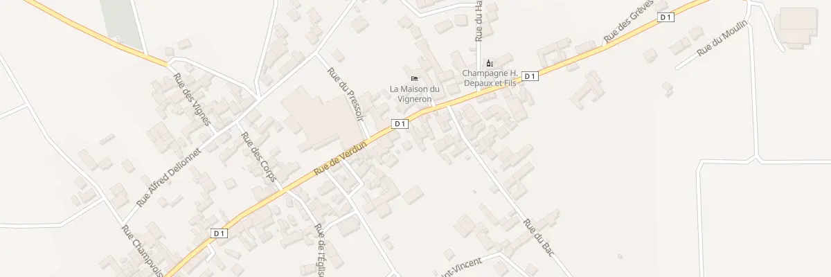 Plan du 20A Rue de Verdun à Vincelles