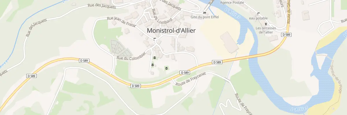 Plan du 5002 Le Bourg à Monistrol-d’Allier