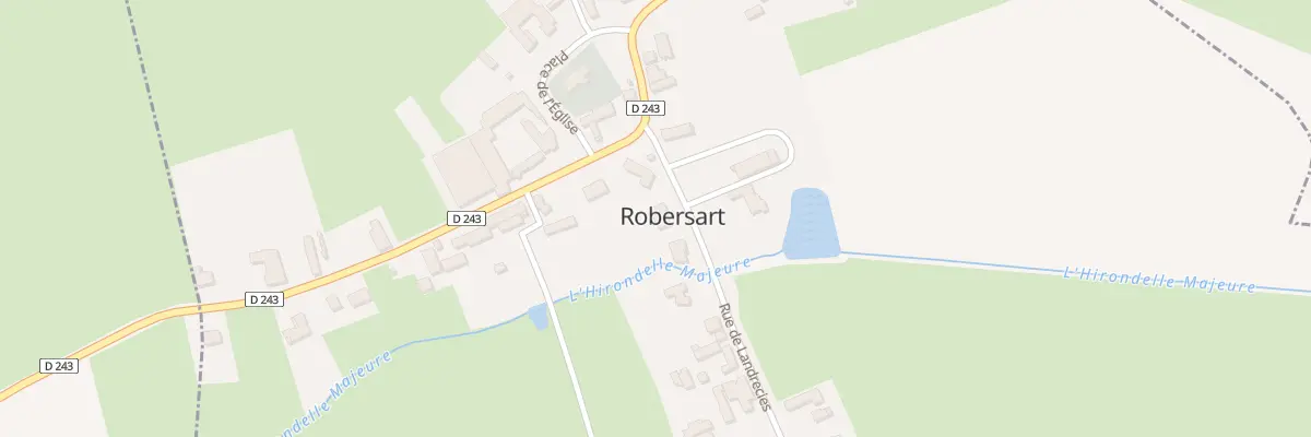 Plan du 2A Rue de Landrecies à Robersart