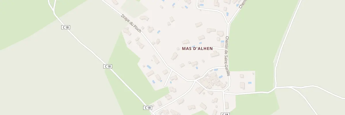 Plan du 5149 Mas d’Alhen à La Boissière