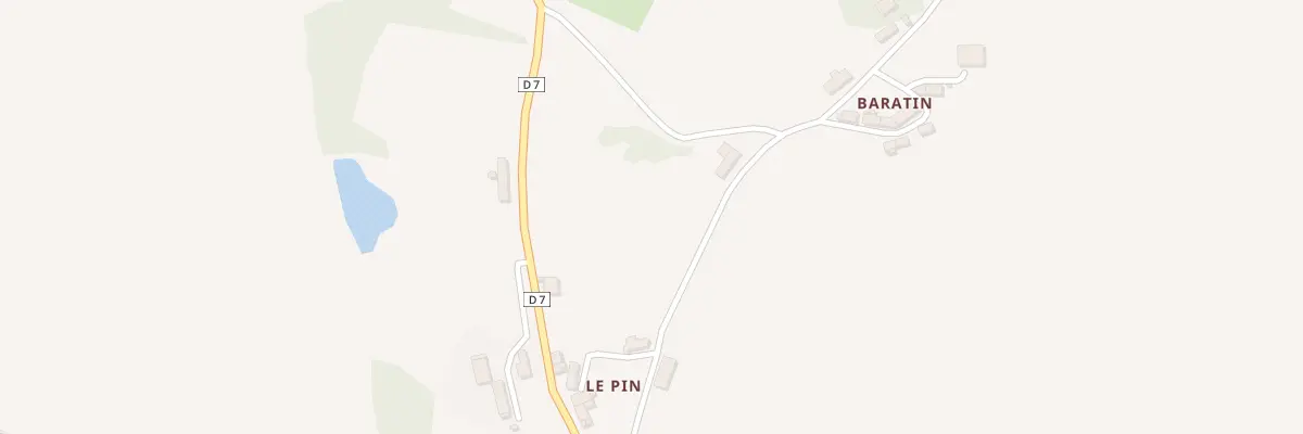 Plan du 5209 Le Pin à Nizerolles