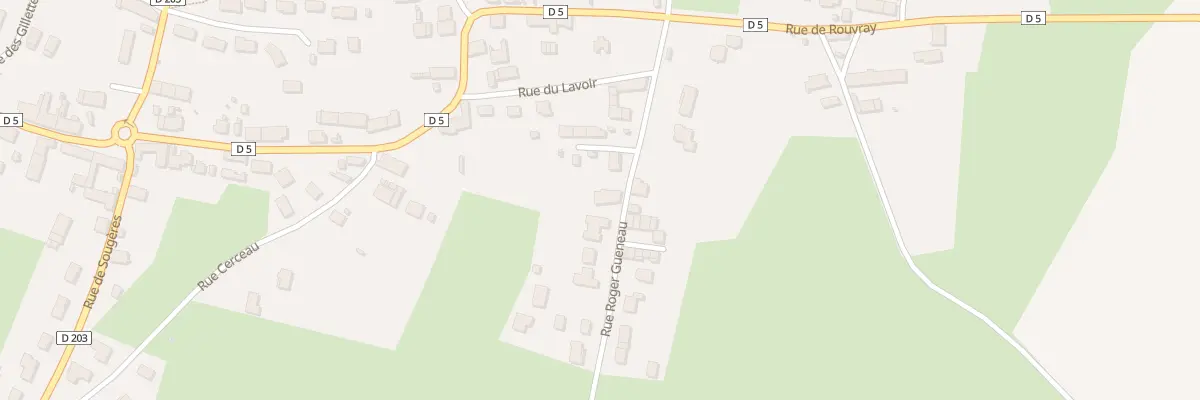 Plan du 22 Rue Roger Gueneau à Héry