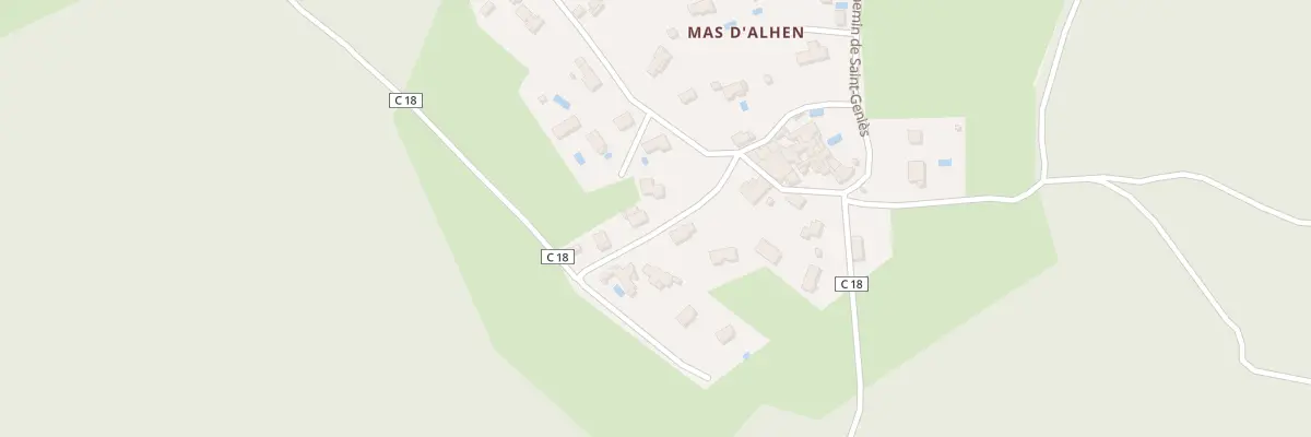 Plan du 5470 Mas d’Alhen à La Boissière