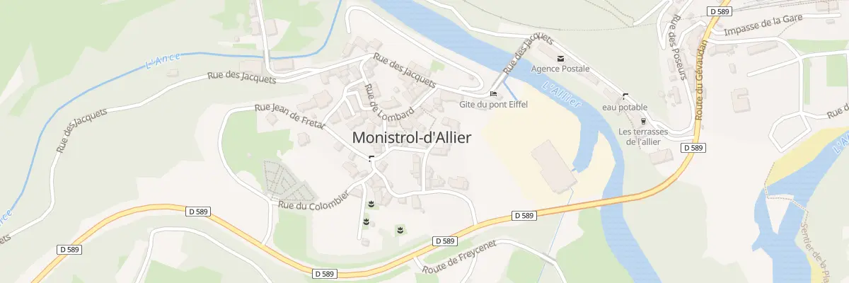 Plan du 5012 Le Bourg à Monistrol-d’Allier