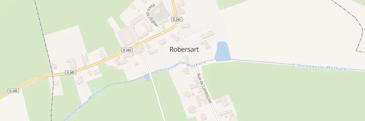 Plan du 2 Rue de Landrecies à Robersart