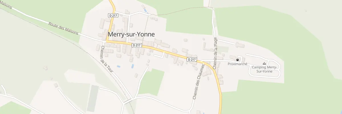 Plan du 46 Rte de Compostelle à Merry-sur-Yonne