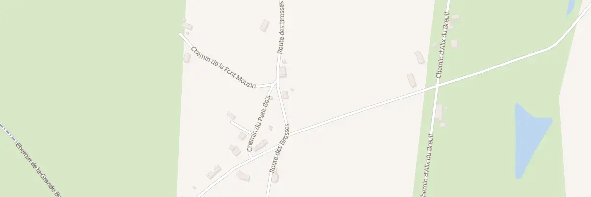 Plan du 5153 Les Brosses au Breuil