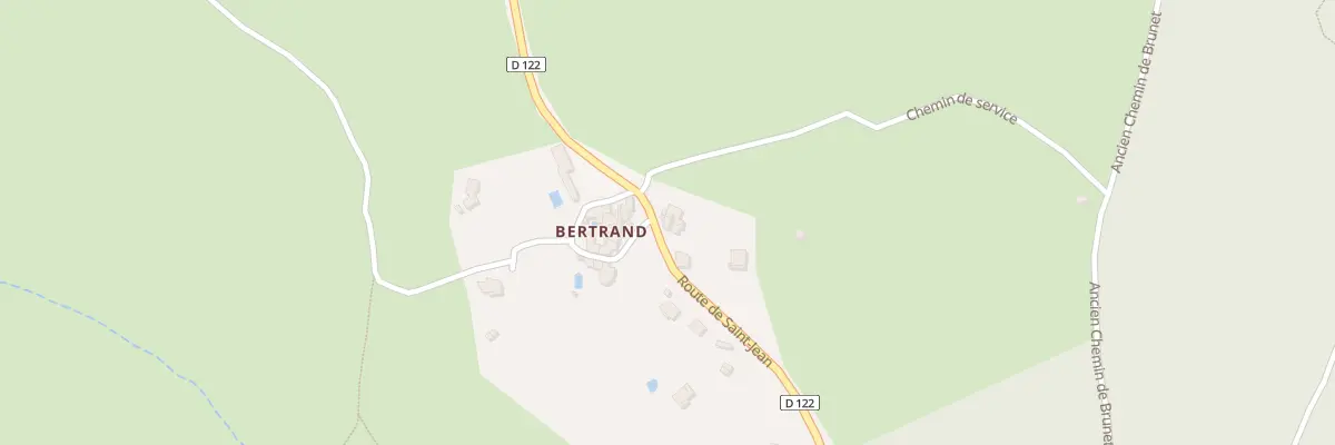 Plan du 8 Rte de St Jean de Bueges à Causse-de-la-Selle