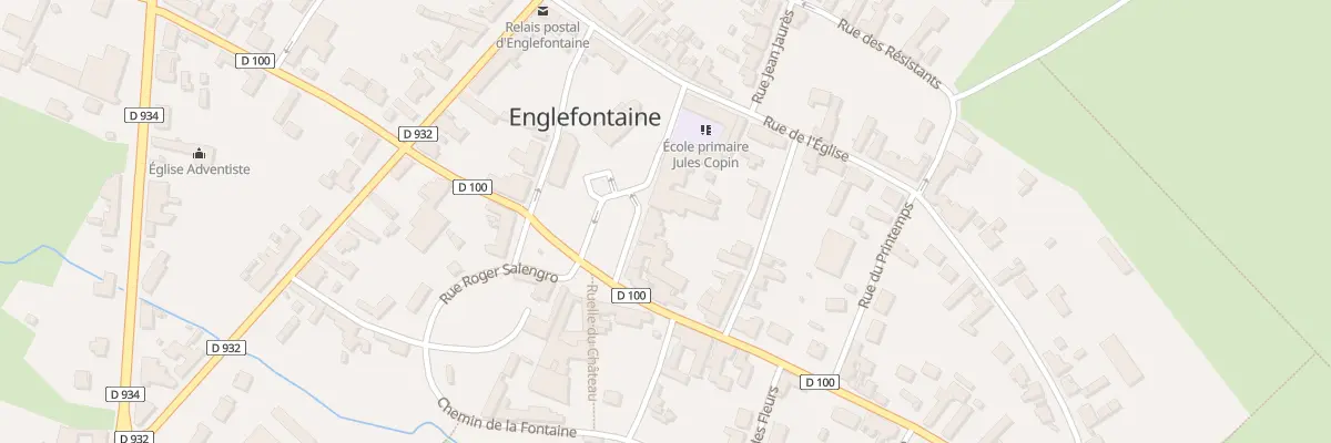 Plan du 6 Pl Eugene Thomas à Englefontaine