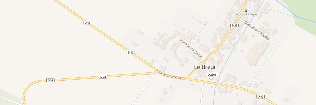 Plan du 32 Rue des Sorbiers au Breuil