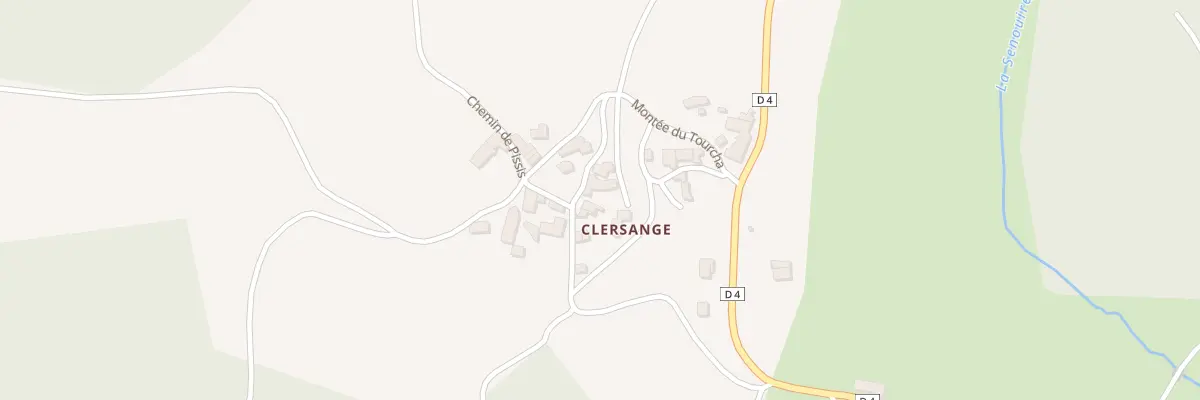 Plan du 29 Clersanges à Saint-Pal-de-Senouire