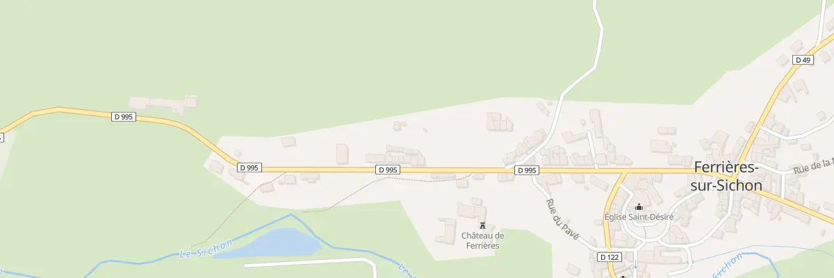 Plan du 46 Rue François Riboulet à Ferrières-sur-Sichon