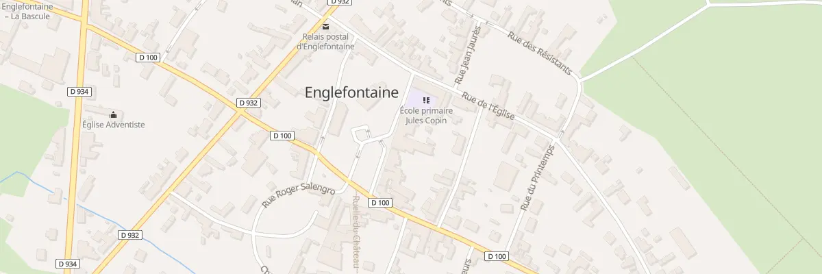 Plan du 3 Pl Eugene Thomas à Englefontaine