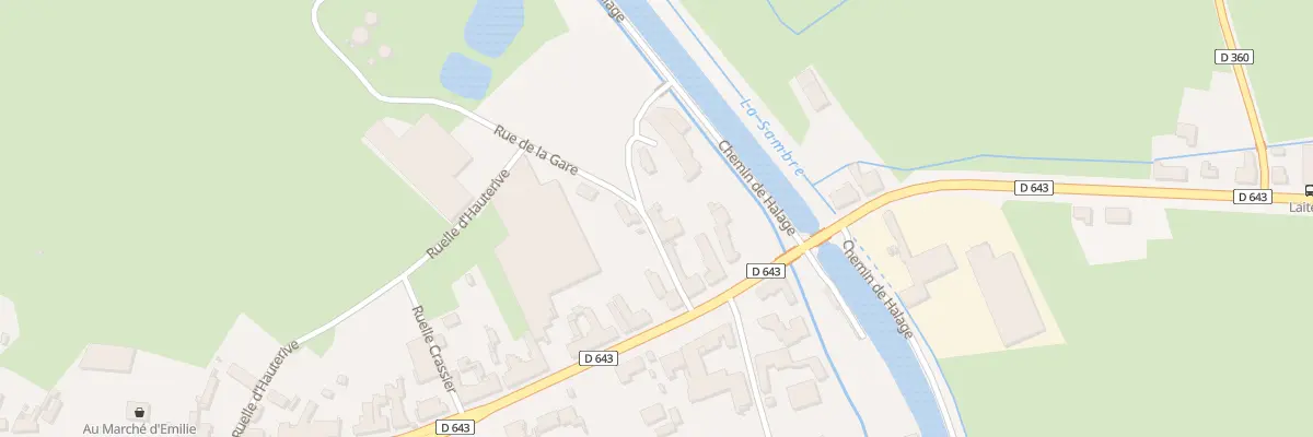 Plan du 6 Rue de la Gare à Catillon-sur-Sambre