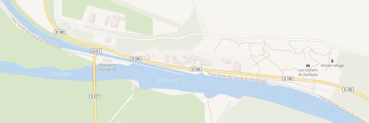 Plan du 19 Rte du Saussois à Merry-sur-Yonne