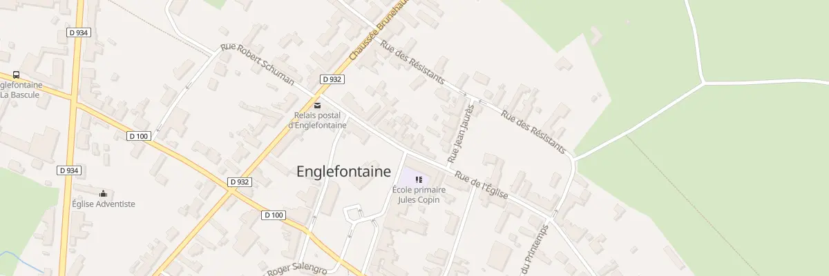 Plan du 13 Rue de l’Eglise à Englefontaine